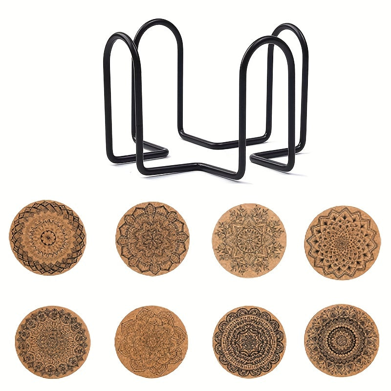 Premium Cork Coasters (8 pieces)