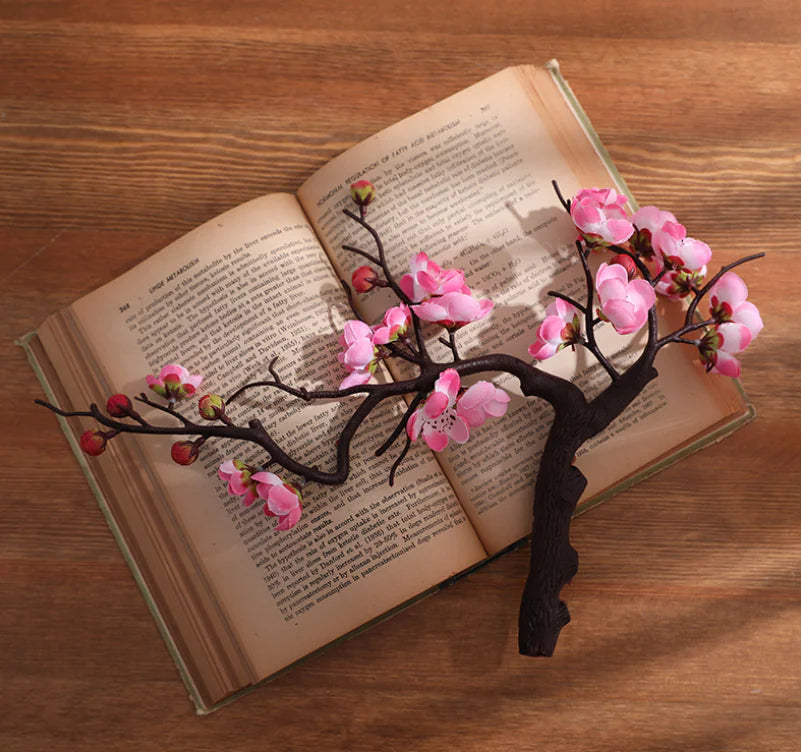 Artificial Plum Blossom Branch for Home Decoration