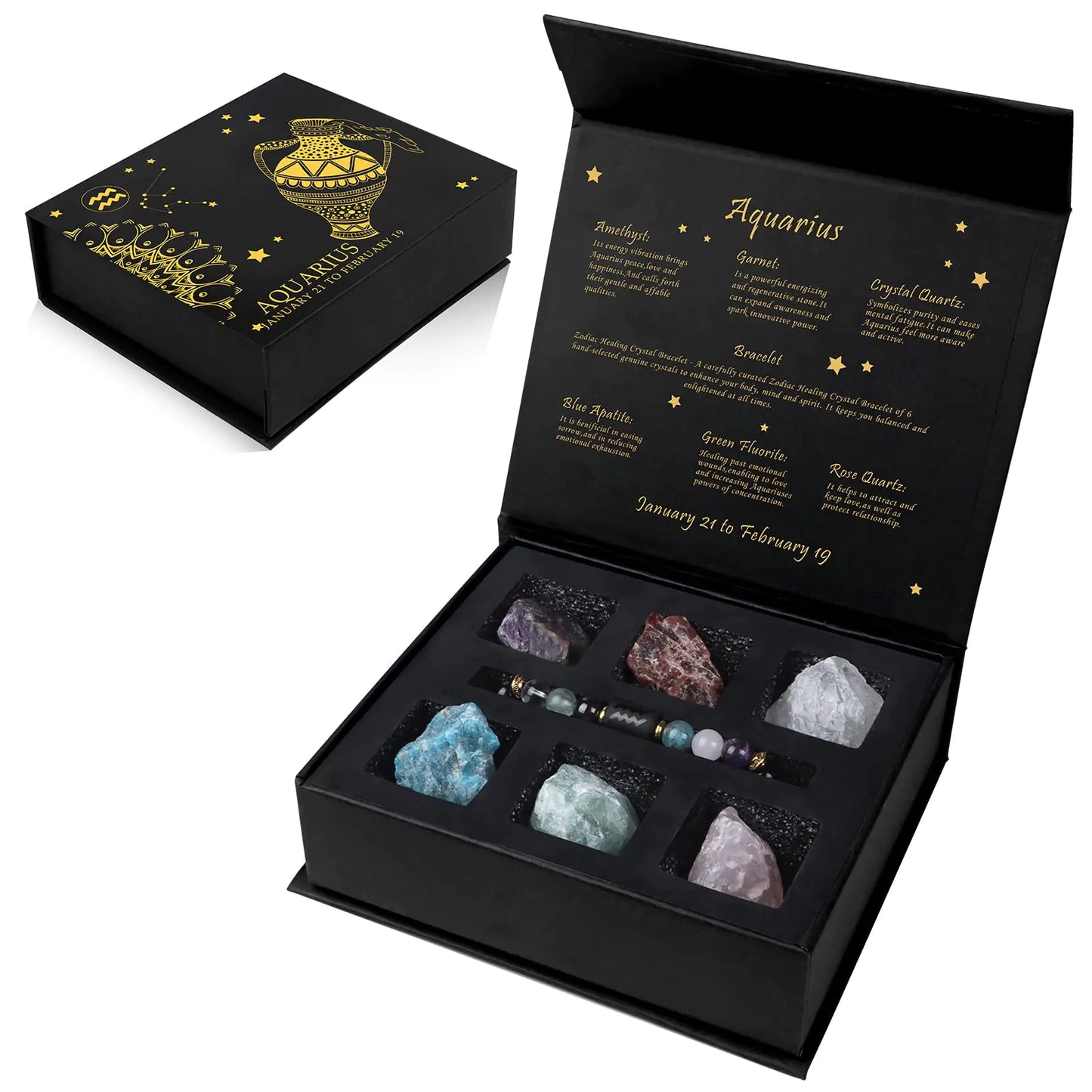 Aquarius Birthstone Healing Crystals
