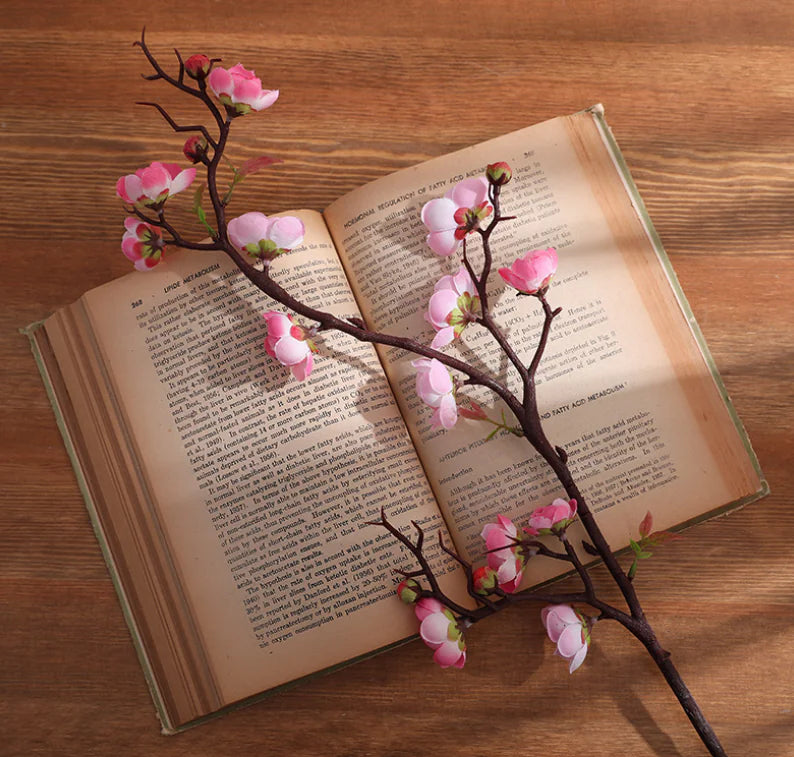 Artificial Plum Blossom Branch for Home Decoration