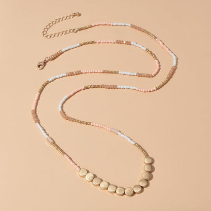 Bohemian Jewellery Ethnic Handmade Multi-colored Beads Charm Long Chain Necklace