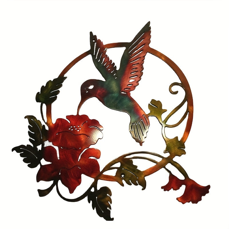 Metal Hummingbird Wall Art