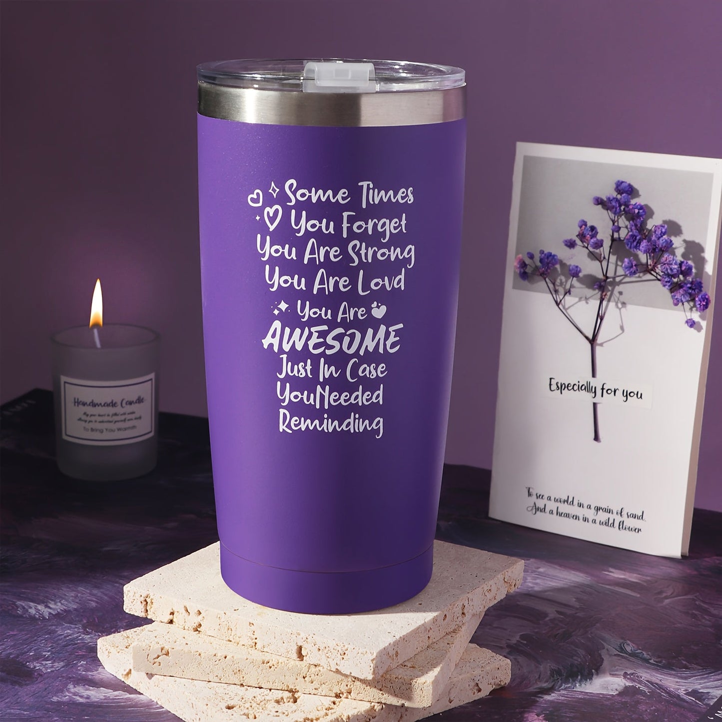 NNETM Crystal Bath Purple Salt Gift Set Lavender