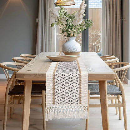 Boho Spring Rustic Farmhouse Table Runners