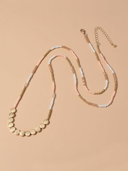 Bohemian Jewellery Ethnic Handmade Multi-colored Beads Charm Long Chain Necklace