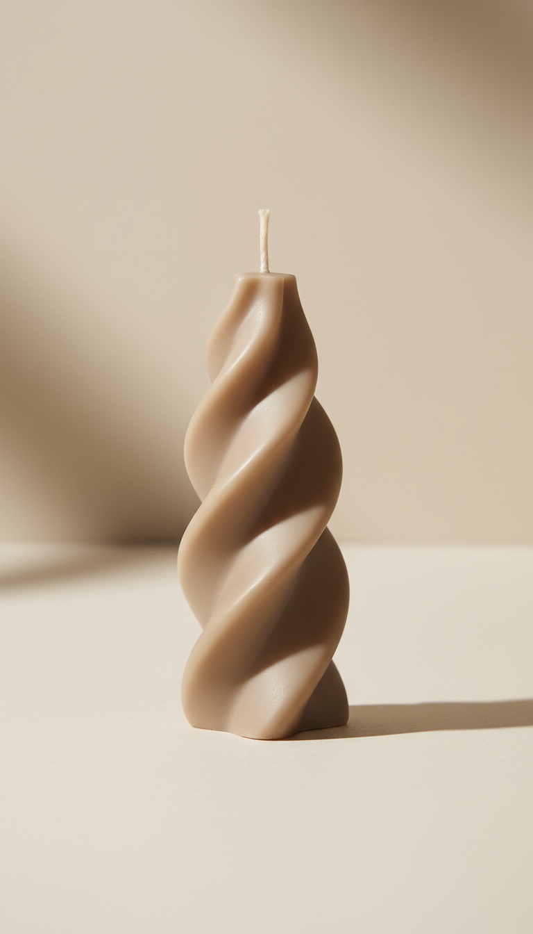 Soy Pillar Candle With Custom Scent