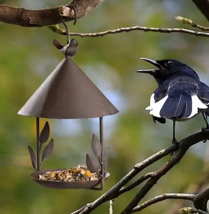 Iron Bird Feeder for outdoor garden