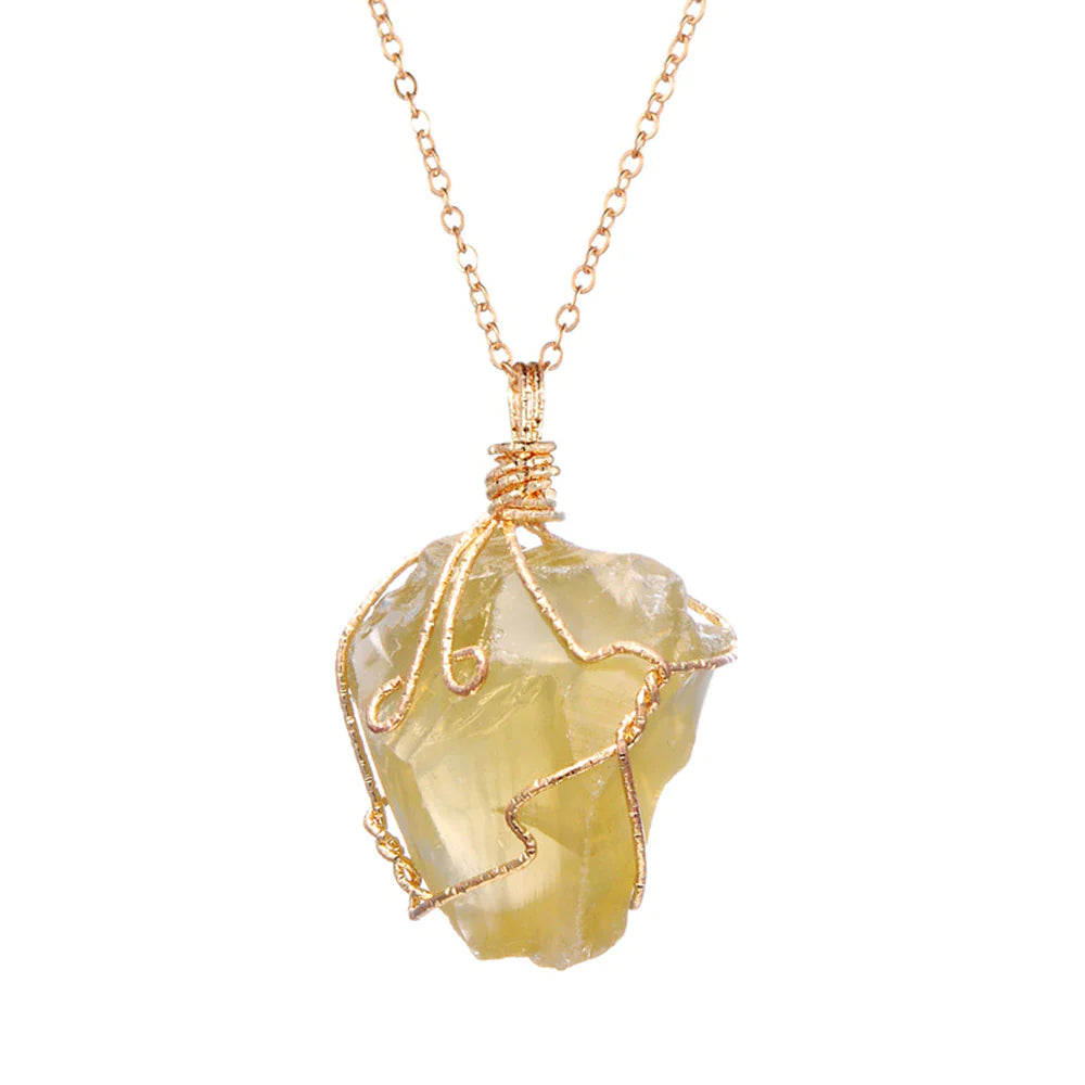 Chakra Energy Healing Crystal Pendant