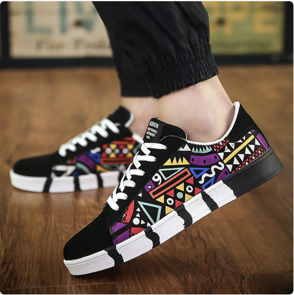 Men's Modern Beijing Canvas Shoes