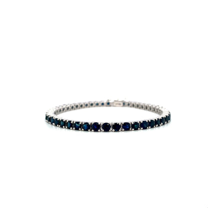 Sapphire Bracelet in .925 Sterling Silver