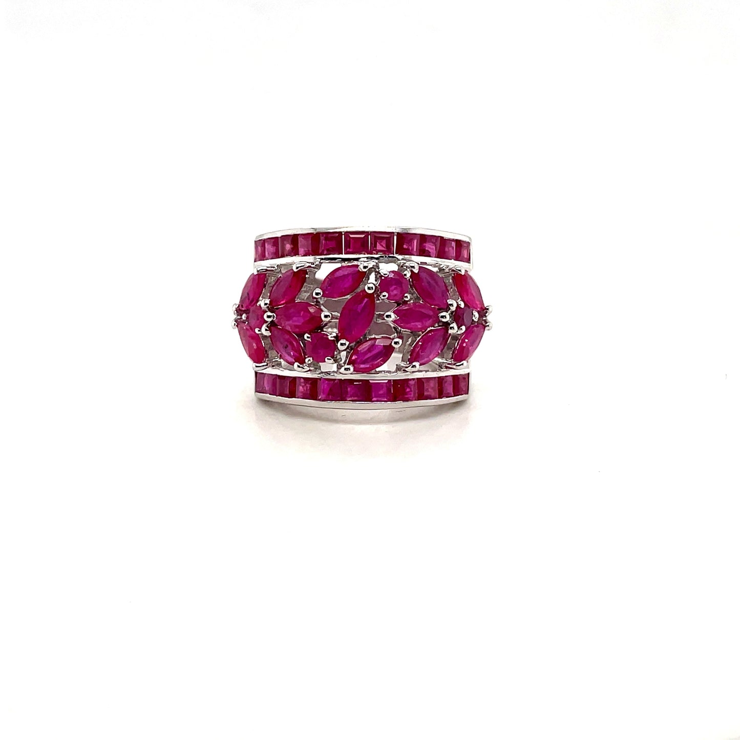 Emerald Ring in .925 Sterling Silver