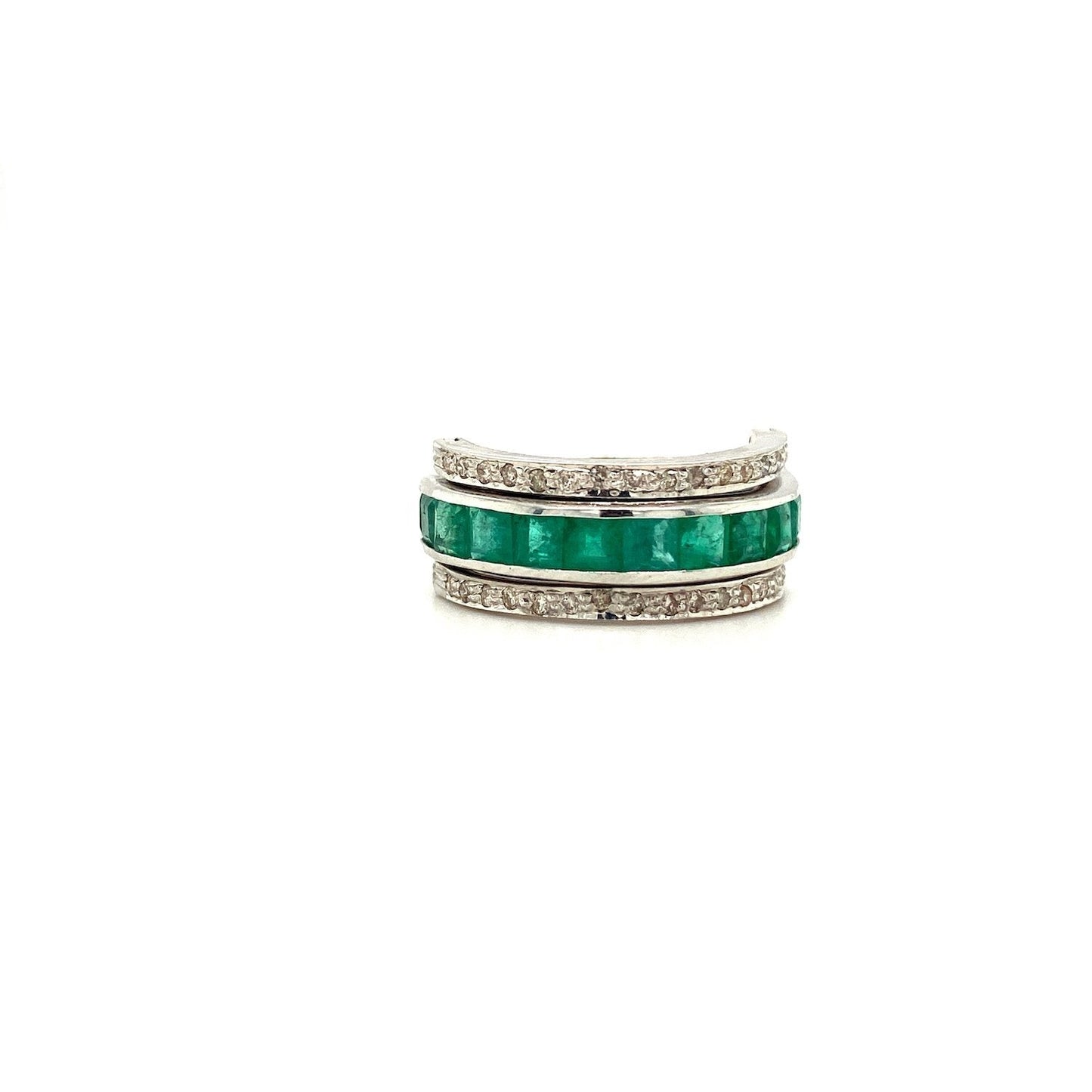 Multi Colour Stones Ring in .925 Sterling Silver