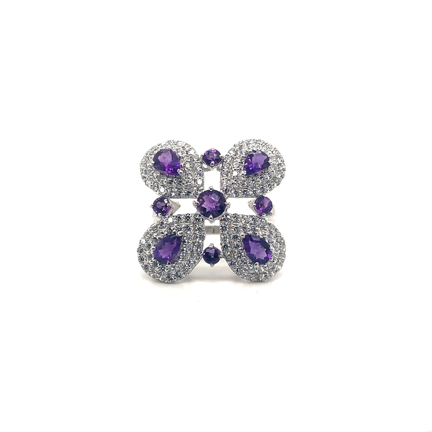 Smoky Topaz Ring in .925 Sterling Silver