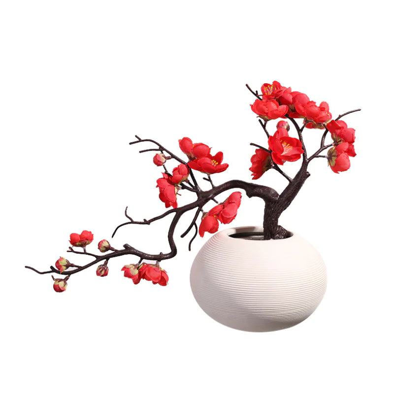 Artificial Plum Blossom Branch for Home Decoration