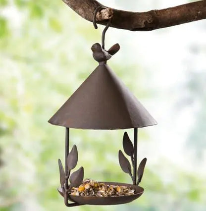 Iron Bird Feeder for outdoor garden