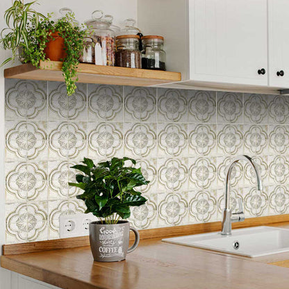 Rustic Vintage Peel and stick Decorative Tile stickers for kitchen renovation Model - R34-1