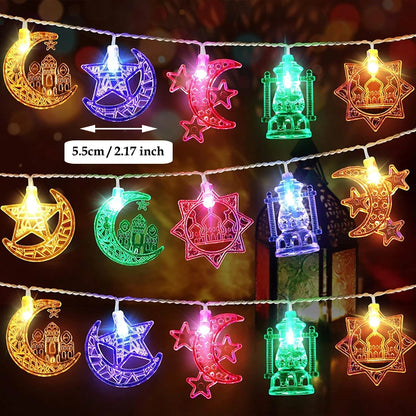 Moon Star LED String Light (Battery Powered)
