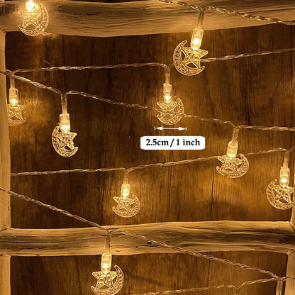 Moon Star LED String Light (Battery Powered)