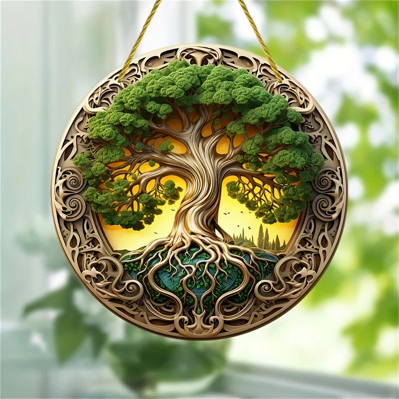 Tree of Life Symbol Suncatcher