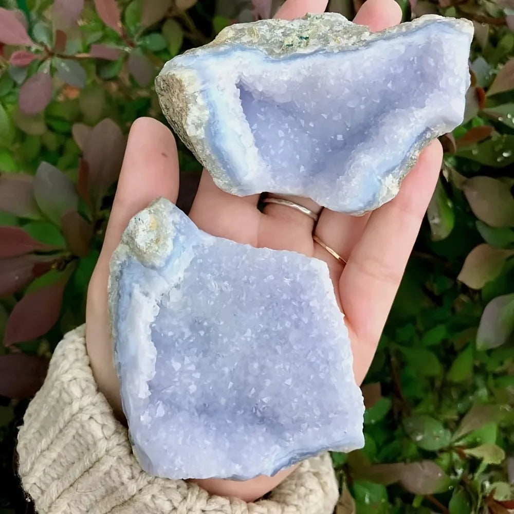 High Quality Natural Crystal Blue Lace Agate Raw Stone