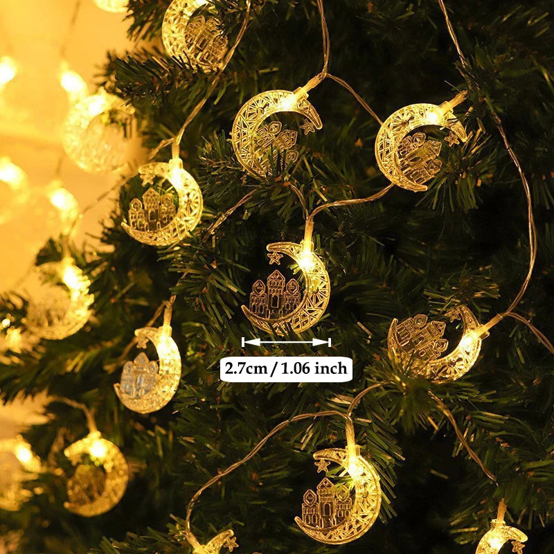Moon Star LED String Light (Battery Powered)