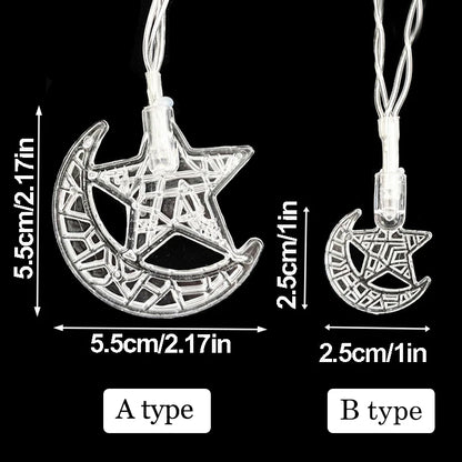 Moon Star LED String Light (Battery Powered)