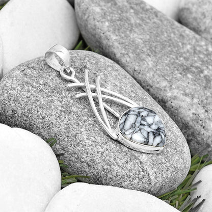 Natural Pinolith Stone Pendant P-1010 SDP129165-1