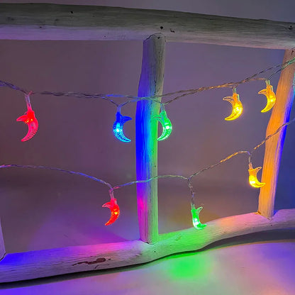 Moon Star LED String Light (Battery Powered)