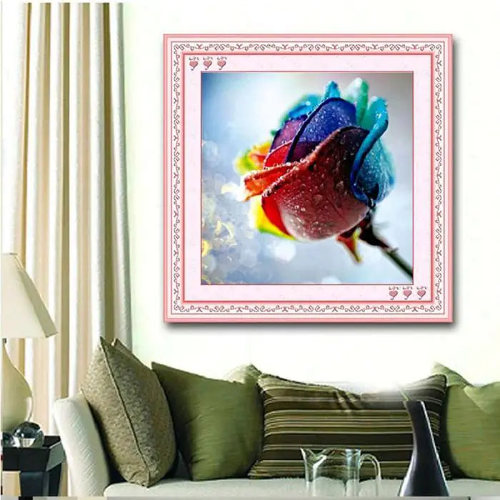 Diamond Rose Wall Art