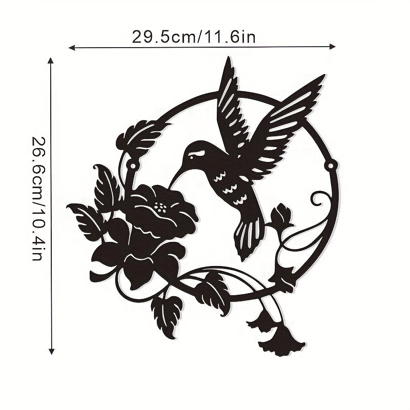 Metal Hummingbird Wall Art