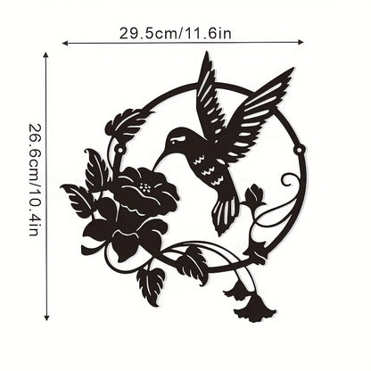 Metal Hummingbird Wall Art
