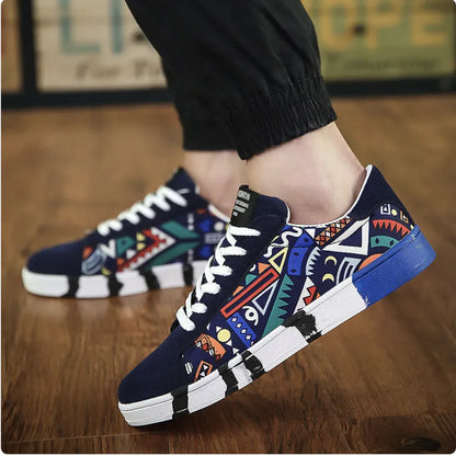 Men's Modern Beijing Canvas Shoes