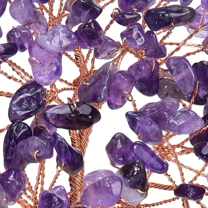 Pink Rose Quartz Crystal Tree
