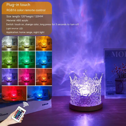 Water Ripple Crystal Lamp