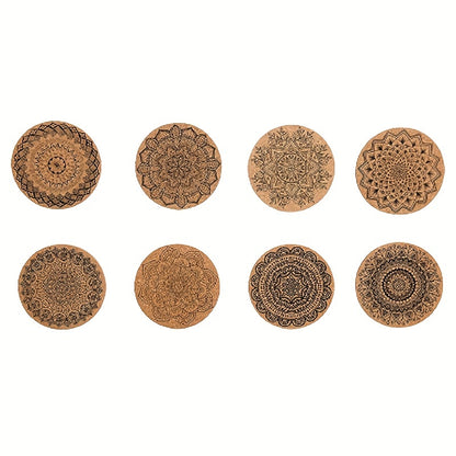 Premium Cork Coasters (8 pieces)