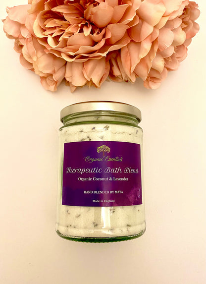 Luxury Bath Blend with Organic Coconut & Lavender Essential Oils