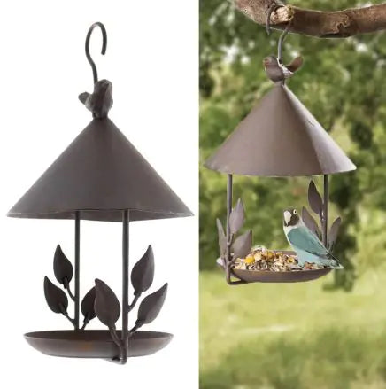Iron Bird Feeder for outdoor garden