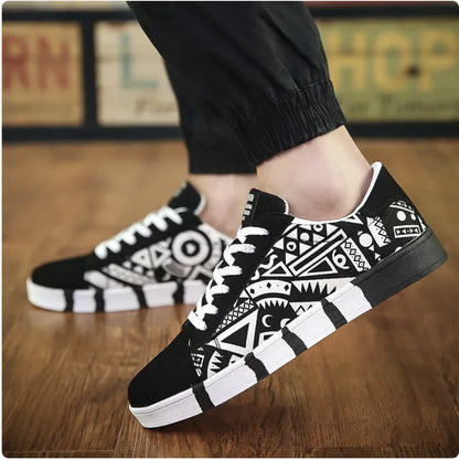 Men's Modern Beijing Canvas Shoes
