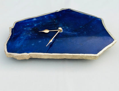 Indigo Agate Large Wall/Table Clock/Personalised Momento-2