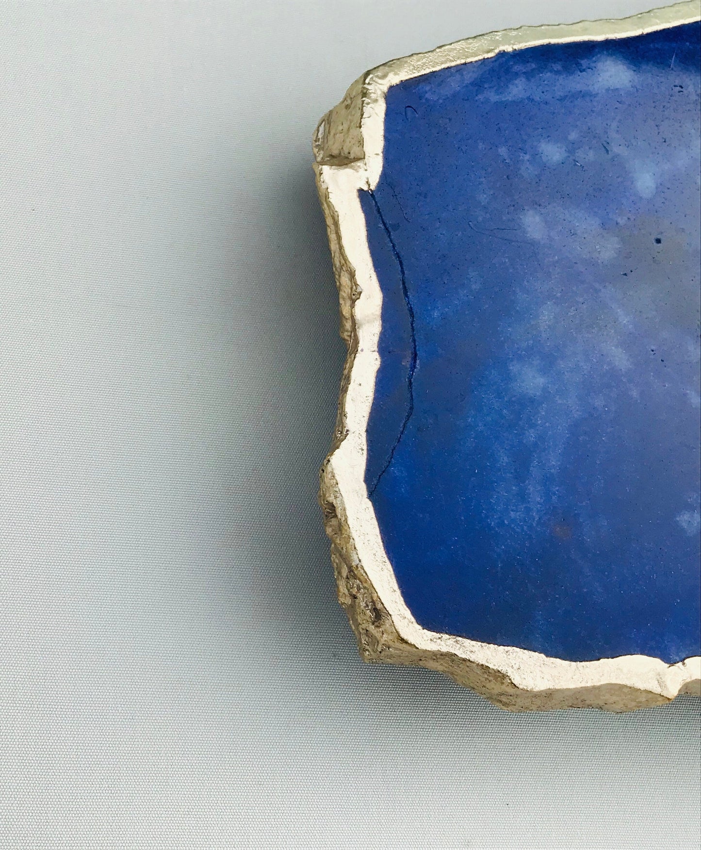 Indigo Agate Large Wall/Table Clock/Personalised Momento-4