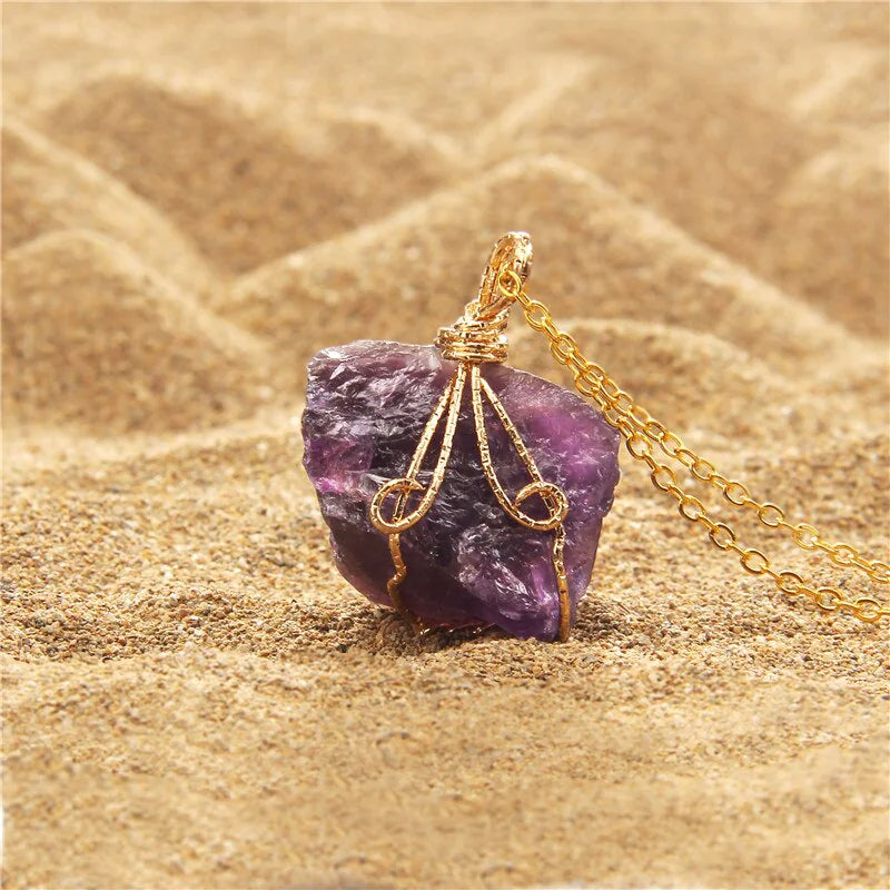 Chakra Energy Healing Crystal Pendant