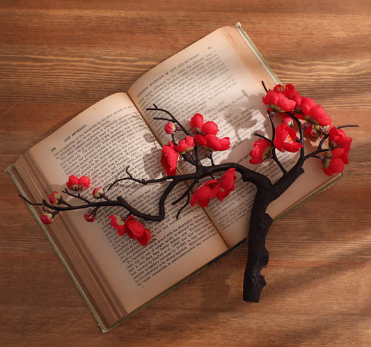 Artificial Plum Blossom Branch for Home Decoration