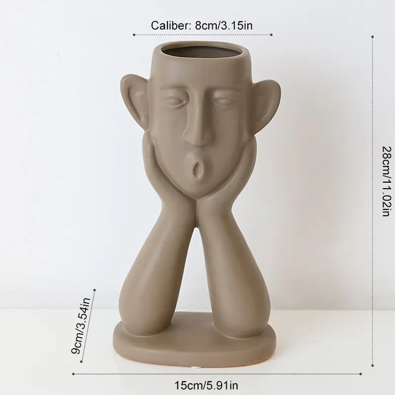 Nordic Ceramic Art Vase