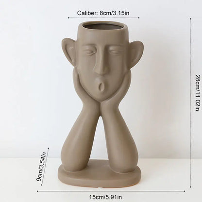 Nordic Ceramic Art Vase